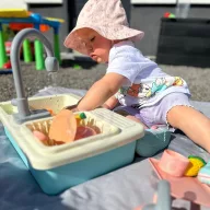 WOOPIE  mosogató és minikonyha - kék
