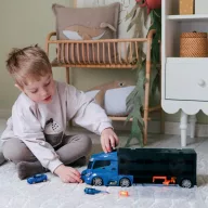   Woopie 3 az 1-ben rendőrautós játékkészlet – 40 cm-es teherautó szett 