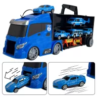   Woopie 3 az 1-ben rendőrautós játékkészlet – 40 cm-es teherautó szett 
