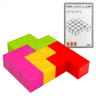   Woopie 3D mágneses kockakészlet 7 db mágneskockával és 54 db mintakártyával
