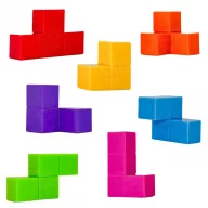   Woopie 3D mágneses kockakészlet 7 db mágneskockával és 54 db mintakártyával