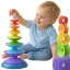 Woopie színes montessori torony babáknak – 7 részes érzékszervi fejlesztőjáték