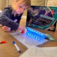   Woopie 3D hatású rajztábla – LED háttérvilágítással és 3D szemüveggel