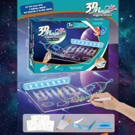   Woopie 3D hatású rajztábla – LED háttérvilágítással és 3D szemüveggel