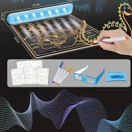   Woopie 3D hatású rajztábla – LED háttérvilágítással és 3D szemüveggel