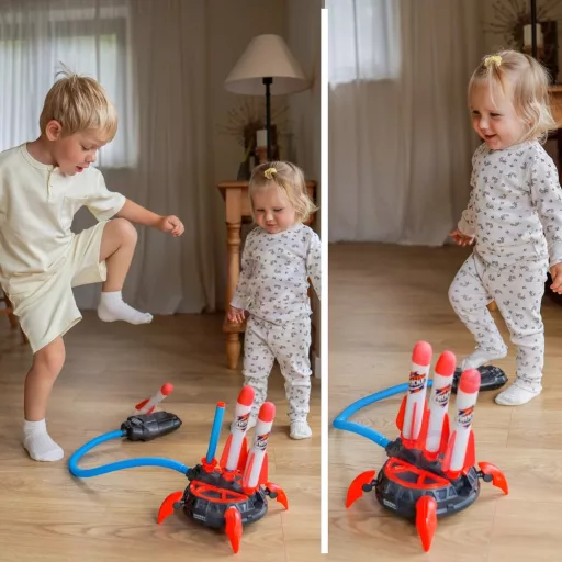 Woopie habszivacs rakétakilövő - 6 db rakétával