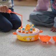Woopie 4 az 1-ben csirke katapult társasjáték