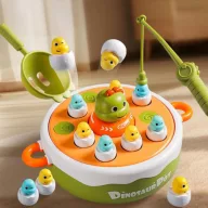   Woopie 2 az 1-ben dinoszaurusz katapult társasjáték – interaktív őskori kaland a legkisebbeknek