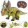WOOPIE távirányítós RC dinoszaurusz robot Triceratops – fény- és hanghatásokkal