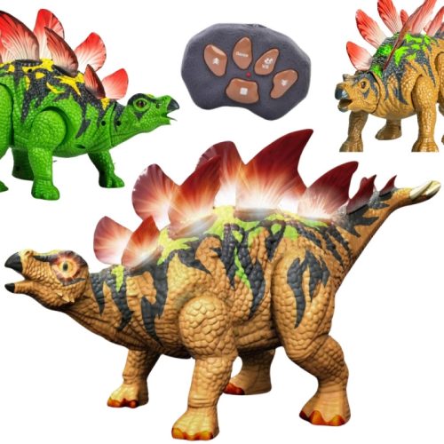 WOOPIE Távirányítós RC Dinoszaurusz Robot Stegosaurus – fény- és hanghatásokkal