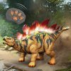 WOOPIE Távirányítós RC Dinoszaurusz Robot Stegosaurus – fény- és hanghatásokkal