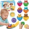Woopie montessori formaválogató játék