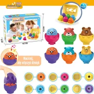 Woopie montessori formaválogató játék
