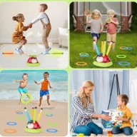   Woopie 3 az 1-ben játék rakétakilövő, ugrókötél és célbadobó