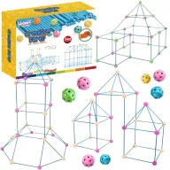 Woopie XXL sátor építő készlet gyerekeknek 340 db-os