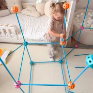 Woopie XXL sátor építő készlet gyerekeknek 340 db-os