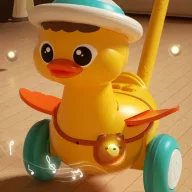 Woopie Baby interaktív tologatós kacsa