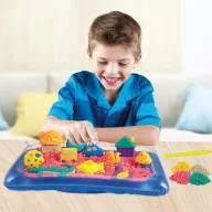   Woopie homokozóasztal formákkal - 0,8 kg kinetikus homokkal