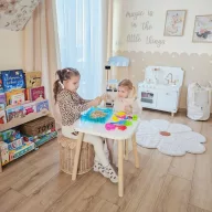   Woopie homokozóasztal formákkal - 0,5 kg-os kinetikus homokkal