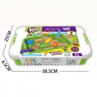   Woopie XXL homokozóasztal formákkal - 1,5 kg kinetikus homokkal