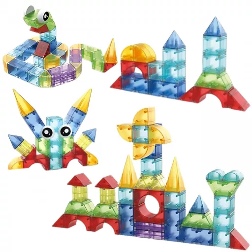 Woopie XL 63 db-os  3D mágneses építőjáték