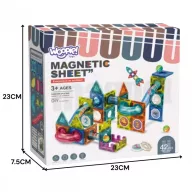   Woopie 3D mágneses építőjáték és golyópálya 42 db-os