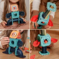 Woopie 128 db-os 3D golyópálya és építőjáték