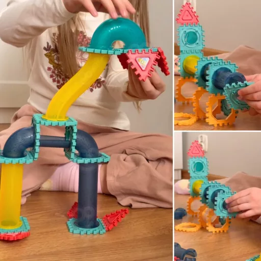 Woopie XXL 3D építőjáték és golyópálya 228 db-os