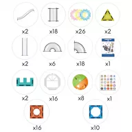 Woopie 3D 126 db-os mágneses építőjáték