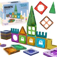 Woopie 30 db-os 3D mágneses kastélyépítő készlet  