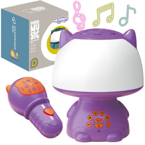 Woopie multifunkciós karaoke - éjszaki fény, Bluetooth hangszóró