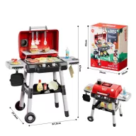   Woopie XL interaktív grill 31 db kiegészítővel - LED világítással