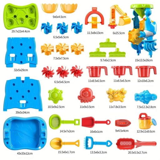 Woopie XXL interaktív kétoldalas víz asztal kiegészítőkkel