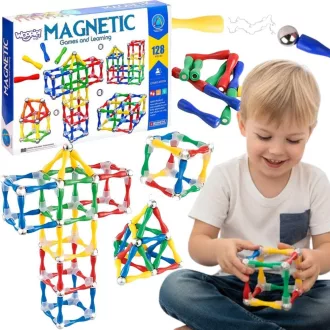 Woopie 128 db-os 3D mágneses építőjáték