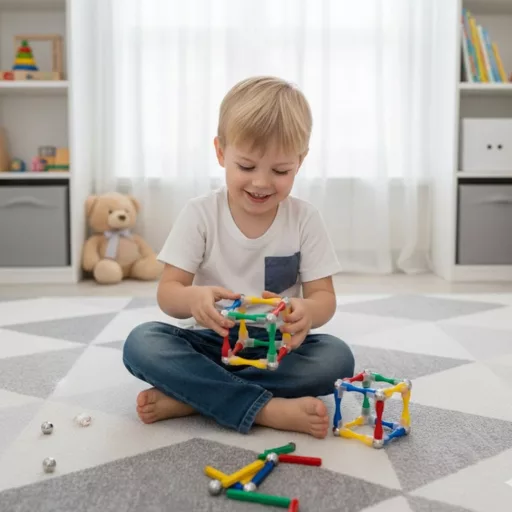 Woopie 128 db-os 3D mágneses építőjáték