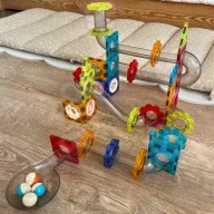   Woopie 113 db-os 3D mágneses építőjáték és golyópálya