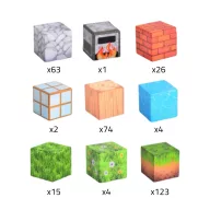 Woopie 108 db-os mágneses építőkocka készlet