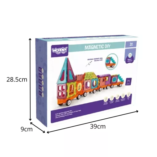 Woopie 71 db-os mágneses építőjáték