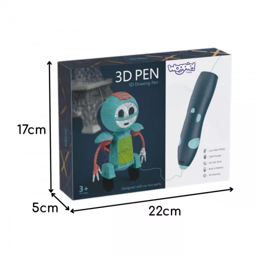 Woopie 3D nyomtató-toll akkumulátoros