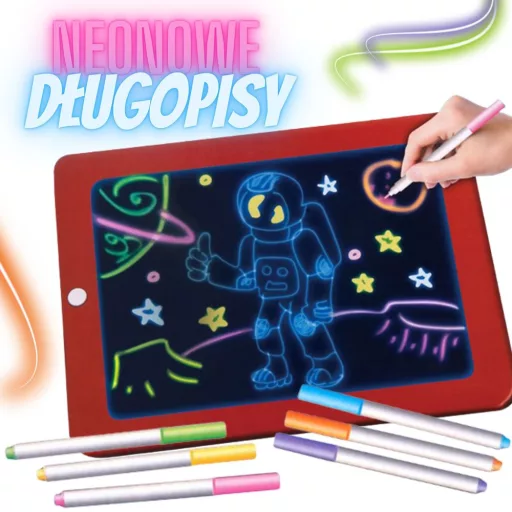 Woopie mágikus neon rajztábla