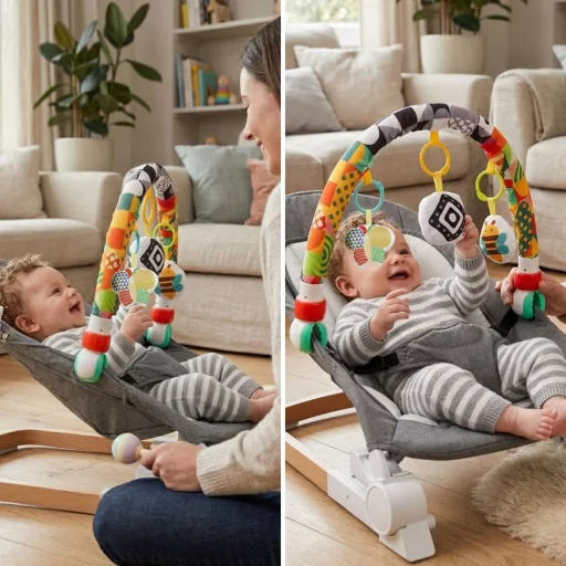 Woopie Baby szenzoros kiságy és babakocsi játék
