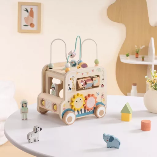 Woopie XL montessori aktivitás kocka - szafari