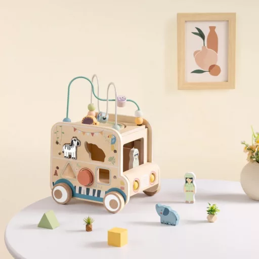 Woopie XL montessori aktivitás kocka - szafari