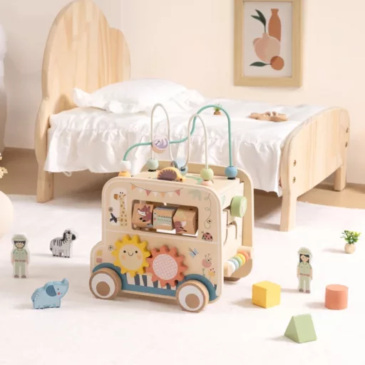 Woopie XL montessori aktivitás kocka - szafari