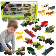 Woopie XXL farm munkagép és háziállat készlet
