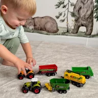 Woopie traktor és pótkocsi szett 