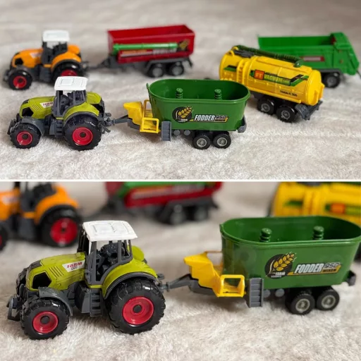 Woopie traktor és pótkocsi szett 
