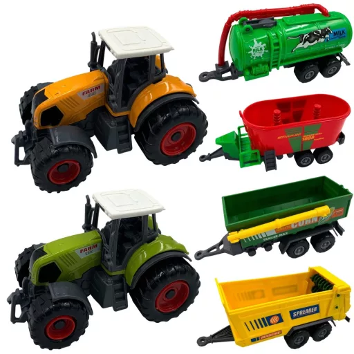 Woopie traktor és pótkocsi szett 