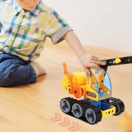   Woopie STEAM játék munkagép építő készlet - 8 részes építőjáték 