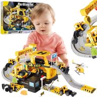 Woopie 41 db -os interaktív játékparkoló - munkagépek